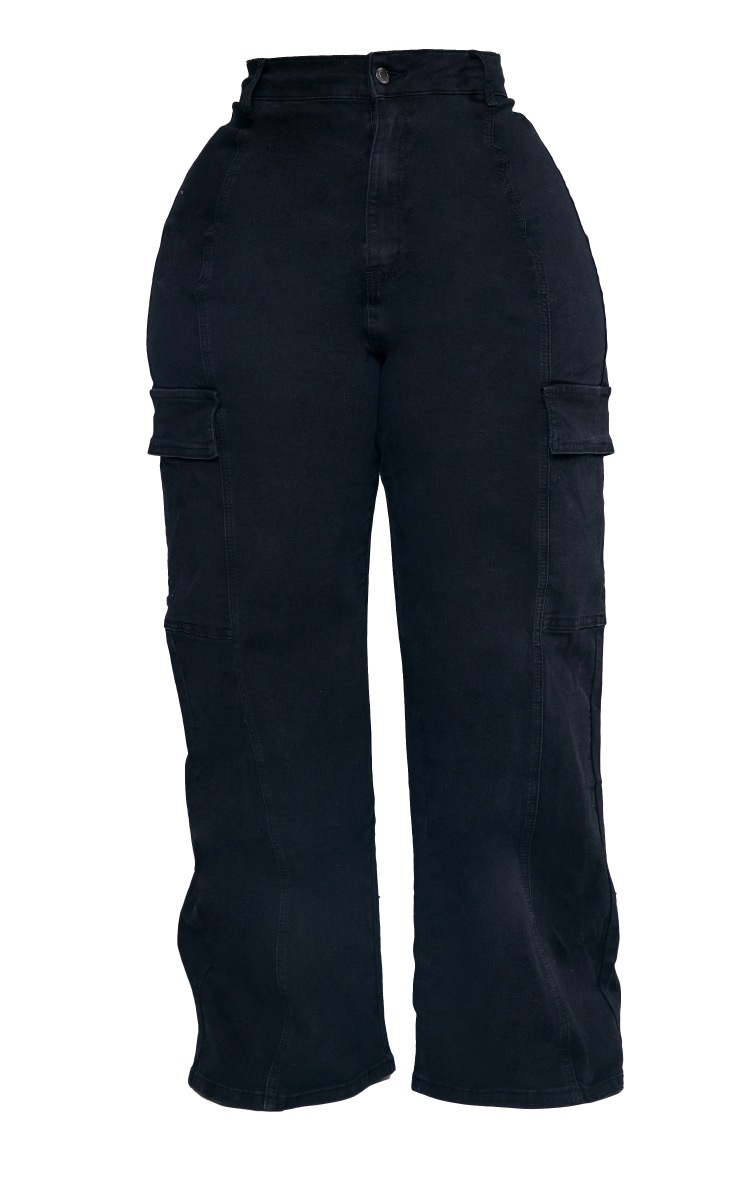 Plus Size Utility Cargo Jeans