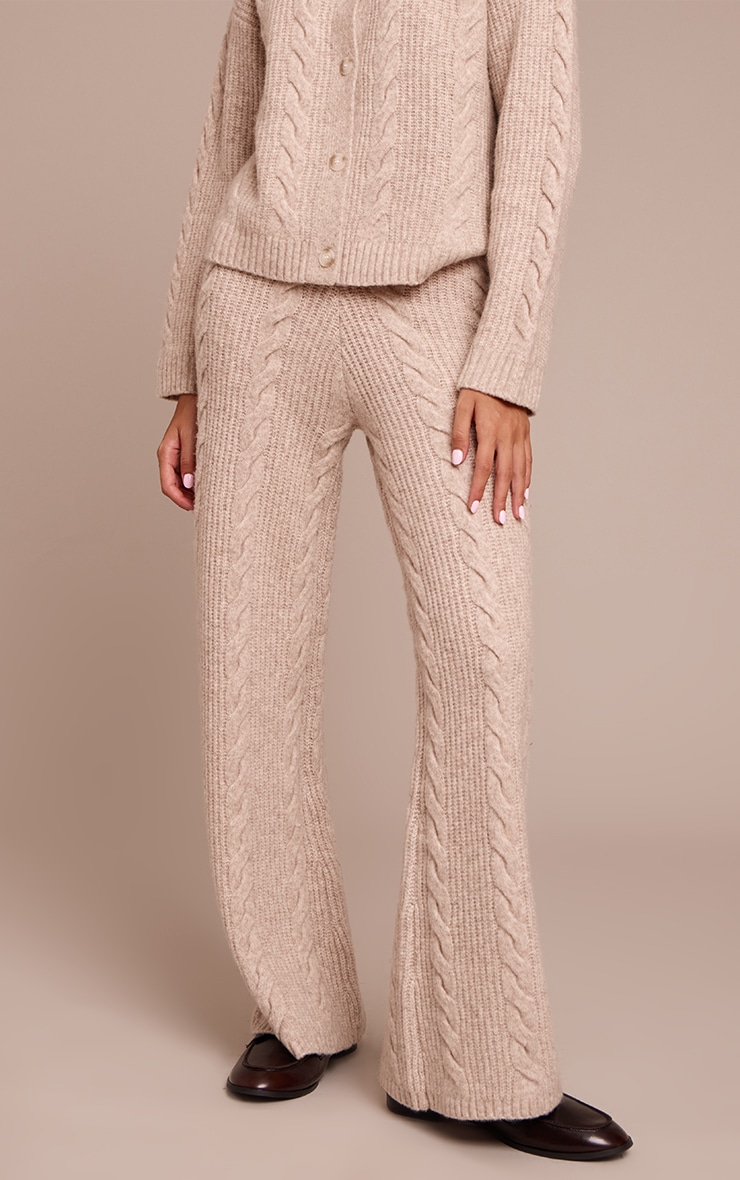 Stone Cable Knit Pants image 2