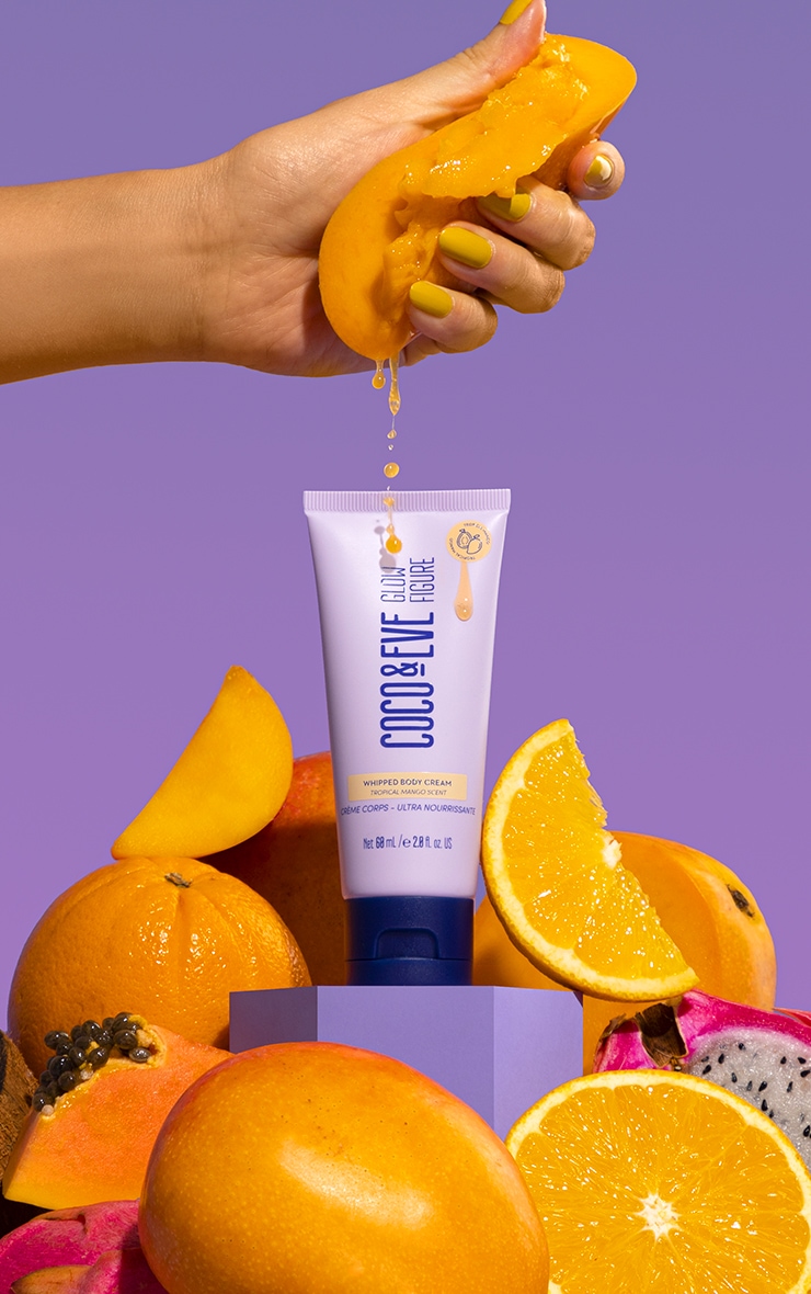 Coco & Eve Glow Figure Whipped Body Cream (Tropical Mango Scent) 60Ml image 1
