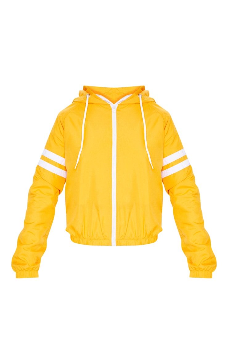 Yellow Stripe Detail Tracksuit Jacket image 3