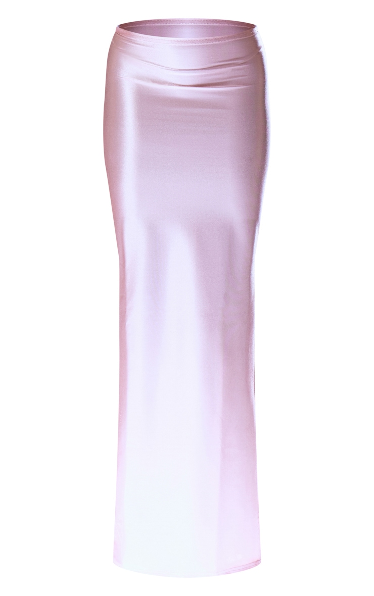 Satin skirt sales long
