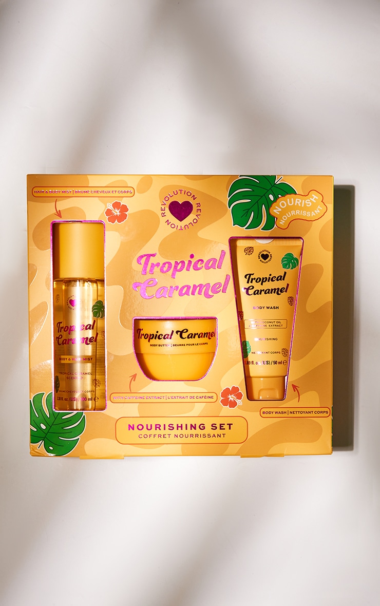 I Heart Revolution Tropical Caramel Bath Body Gift Set image 2