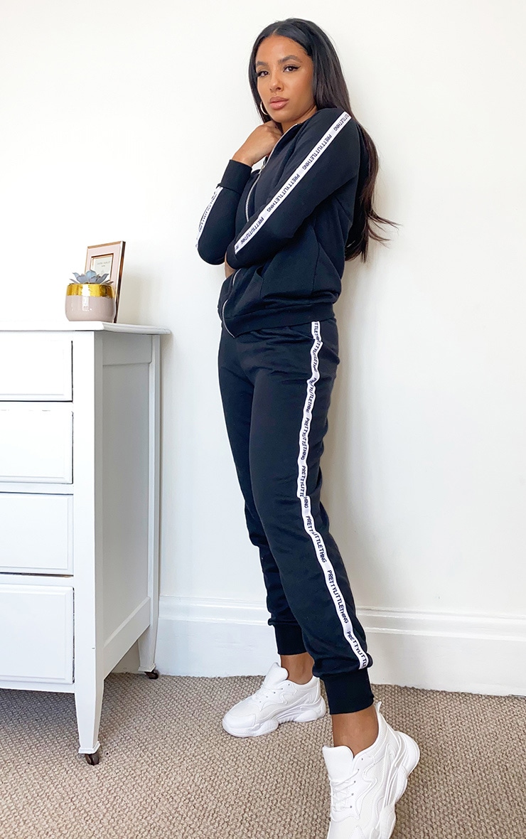 PRETTYLITTLETHING Monochrome Gym Sweat Joggers