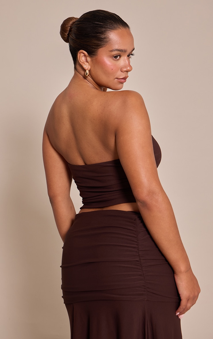 Shape Chocolate Double Layered Bandeau Top image 2