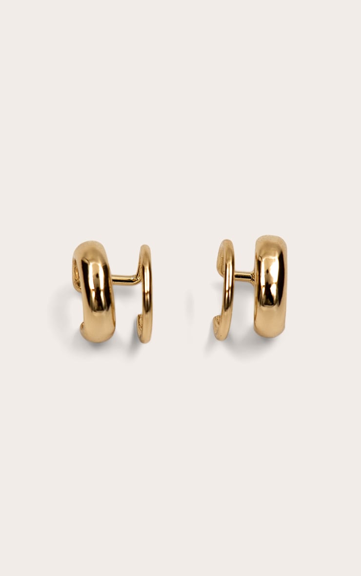 Gold Double Ear Cuff image 2