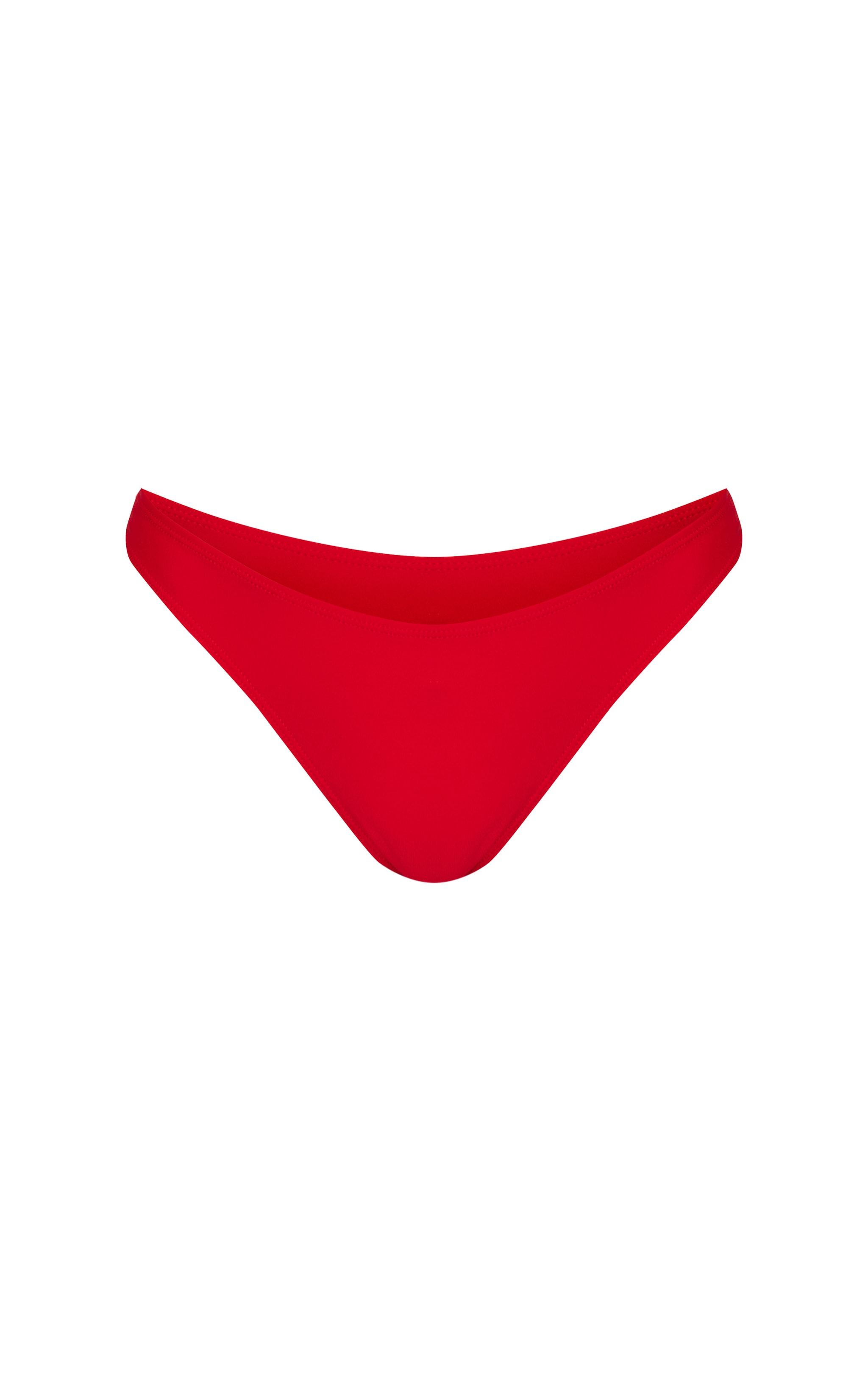 Bas de maillot tanga rouge à coupe boomerang image 5