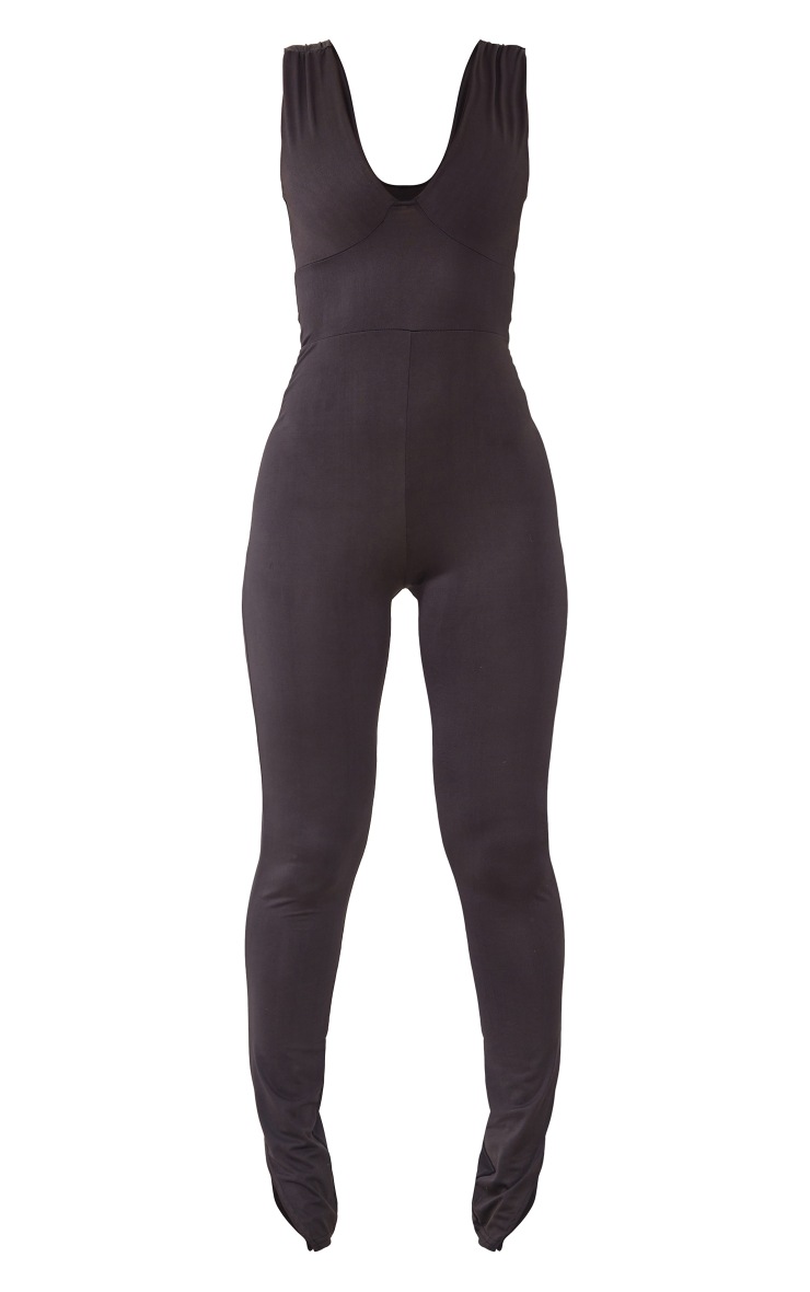 Combinaison intégrale unisexe en élasthanne extensible noir pour cosplay ou fête d'Halloween L
