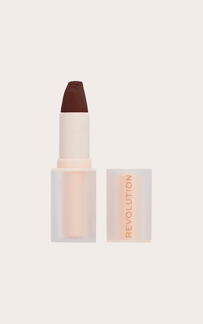 Revolution Lip Allure Soft Satin Lipstick Stiletto Brown