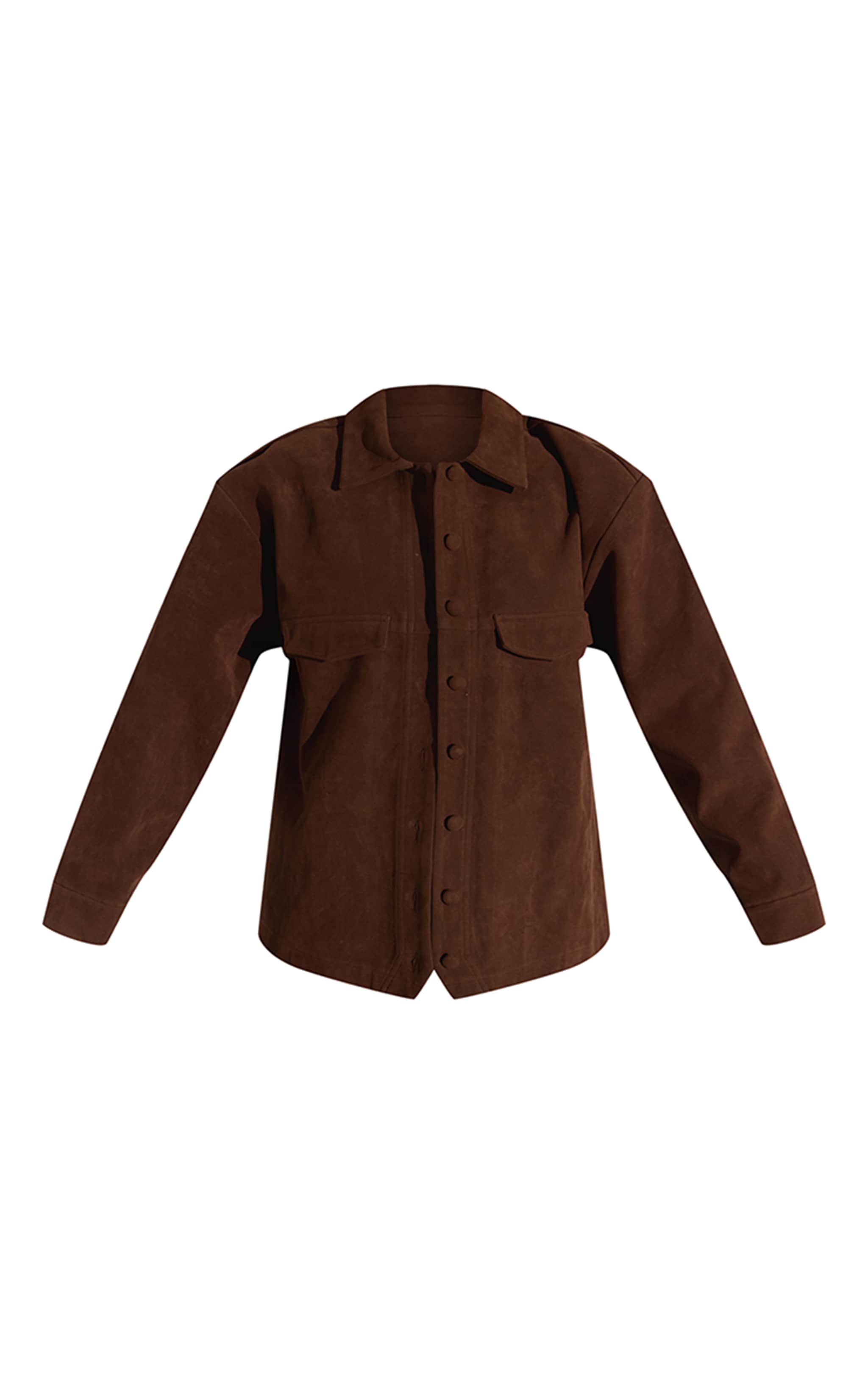 Clay Faux Suede Pocket Detail Jacket image 5