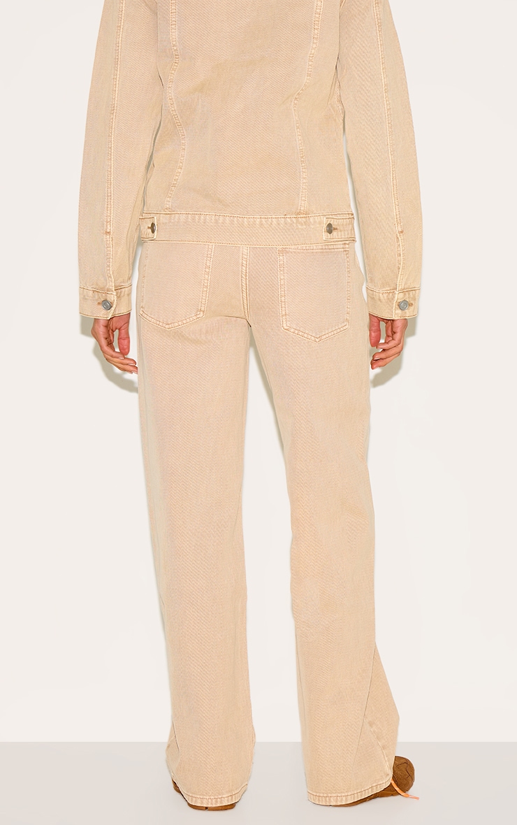 ★SAND SOUND★ WASHED CORDUROY WIDE PANTS Sand Washed Corduroy Mid Waist Straight Leg Jeans | Denim