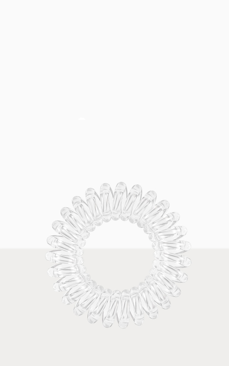 Invisibobble Pack de 3 chouchous en spirale Original - Crystal Clear image 2