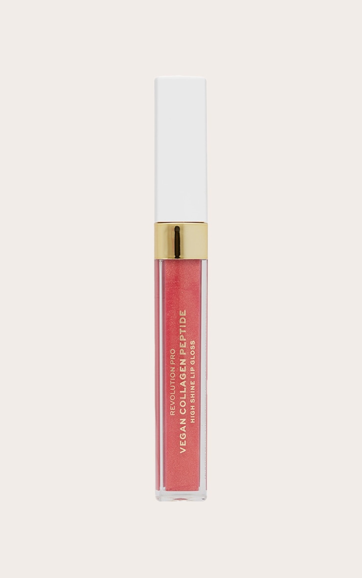 Revolution Pro Vegan Gloss très brillant au collagène et peptides Bombshell image 3