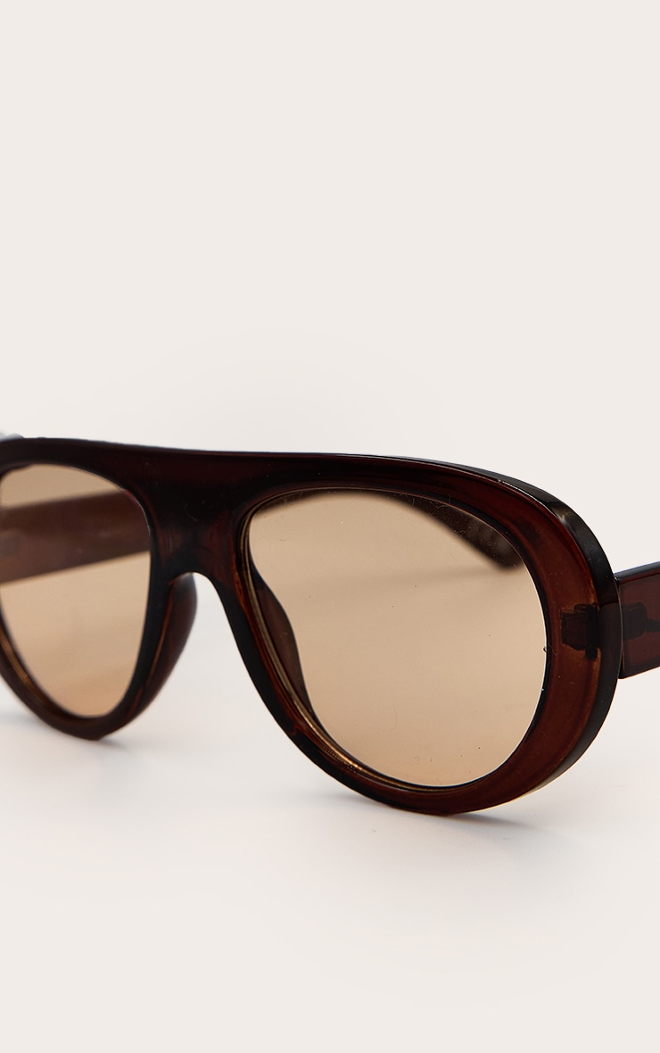 Jeepers Peepers Round Aviator Chunky Sunglasses image 4