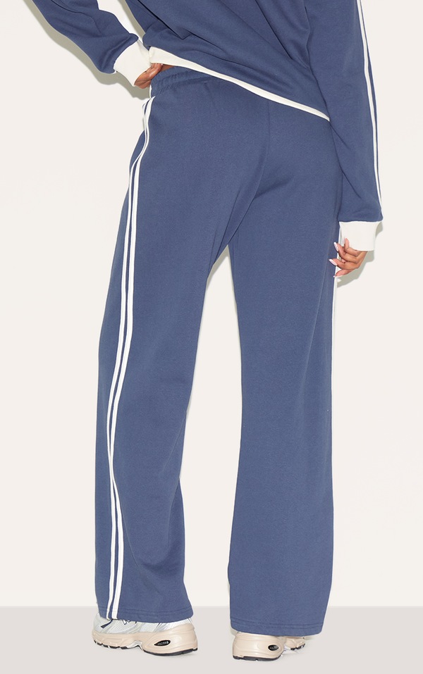Long Sports Legging 'Navy Stripe' main image 0