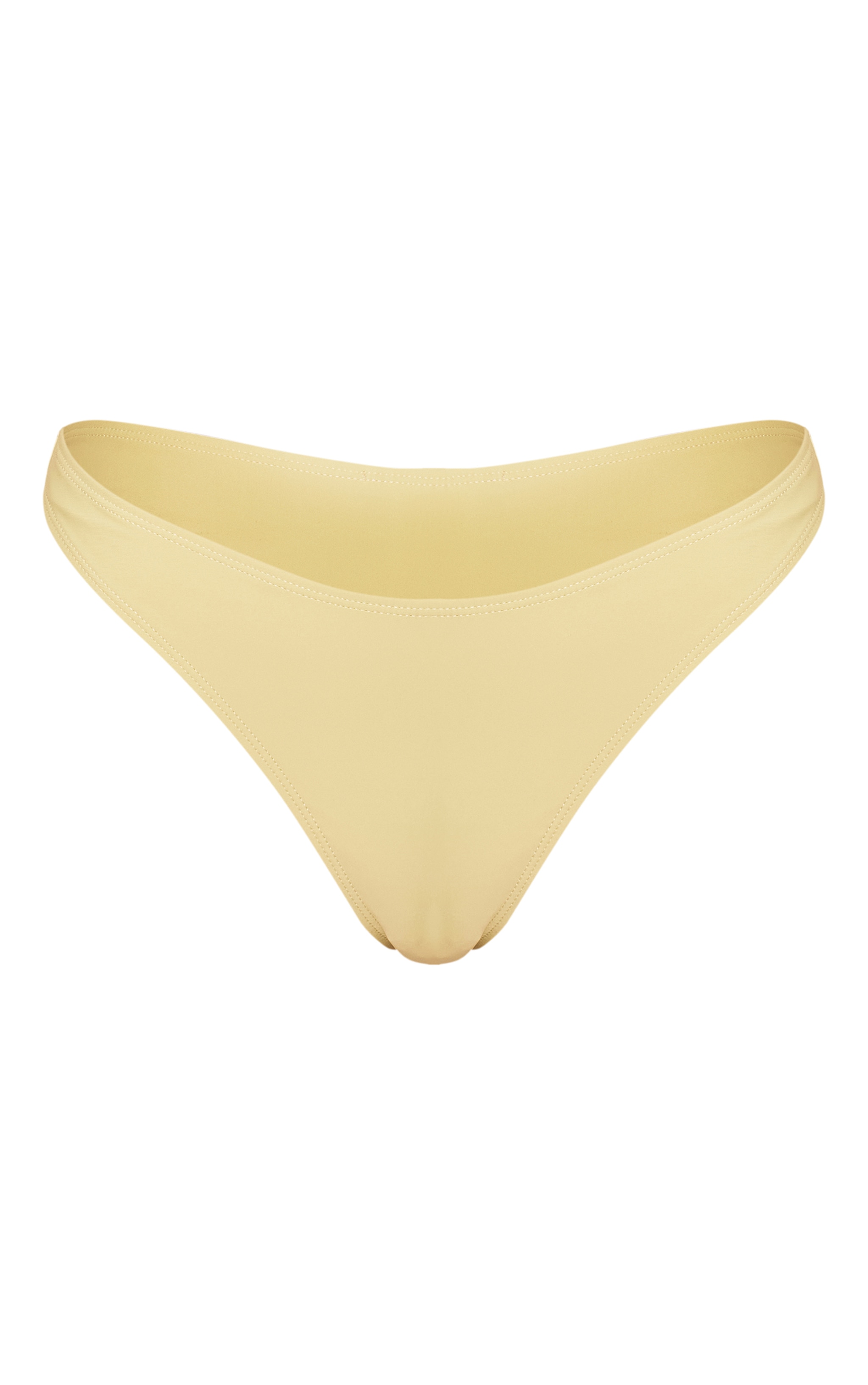 Bas de maillot tanga citron vert pâle à coupe boomerang image 5
