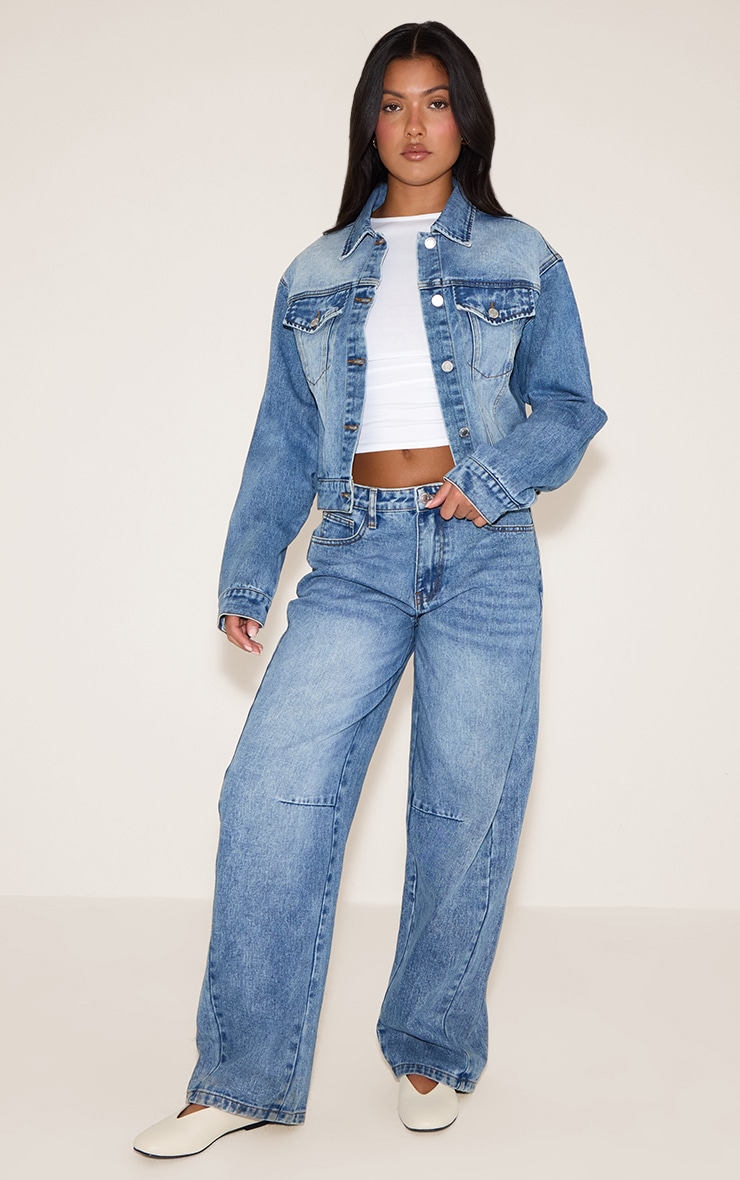 Vintage Slim Fit Denim Jacket image 3