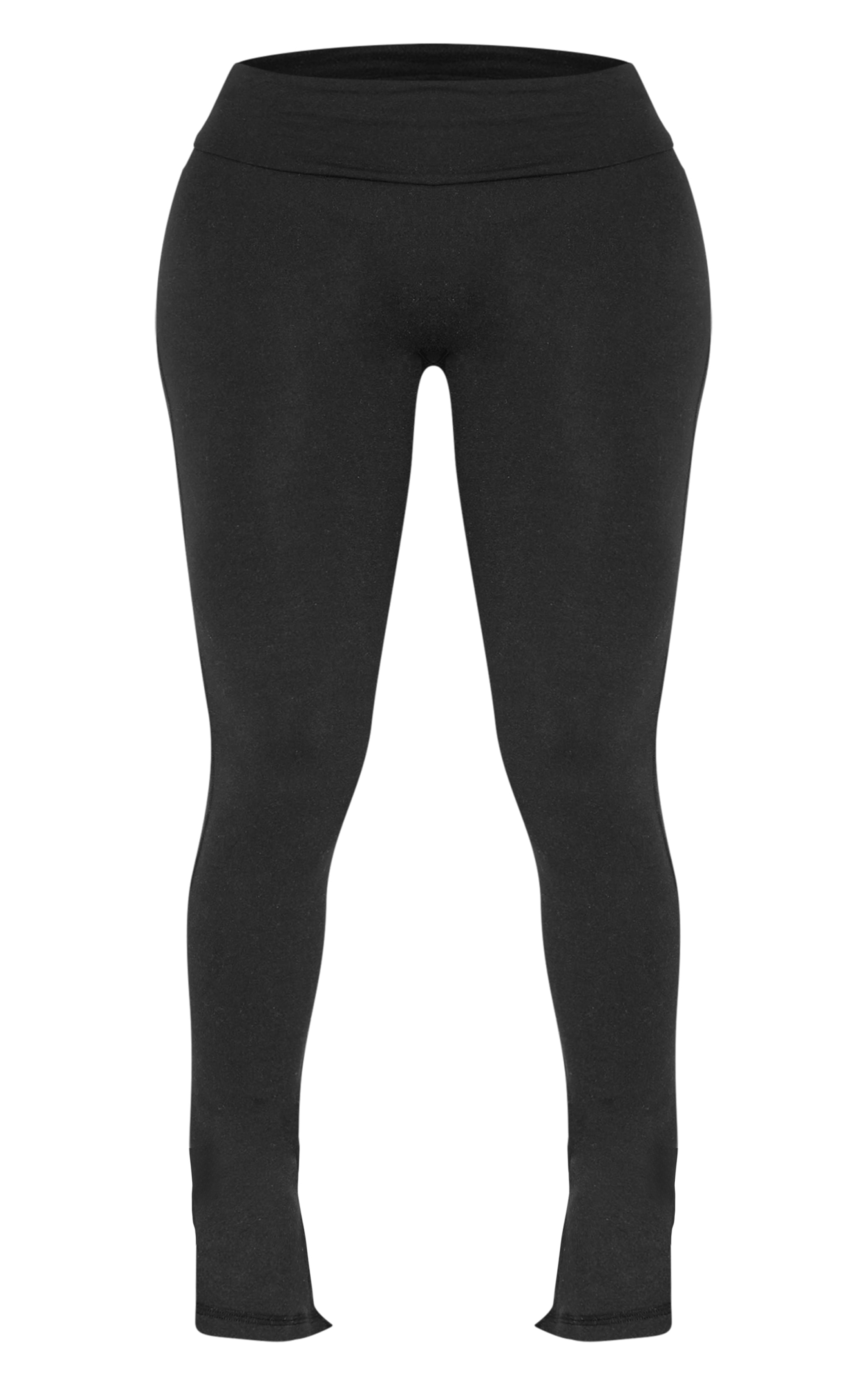 Shape Black Sculpt High Waisted Side Split Leggings image 5