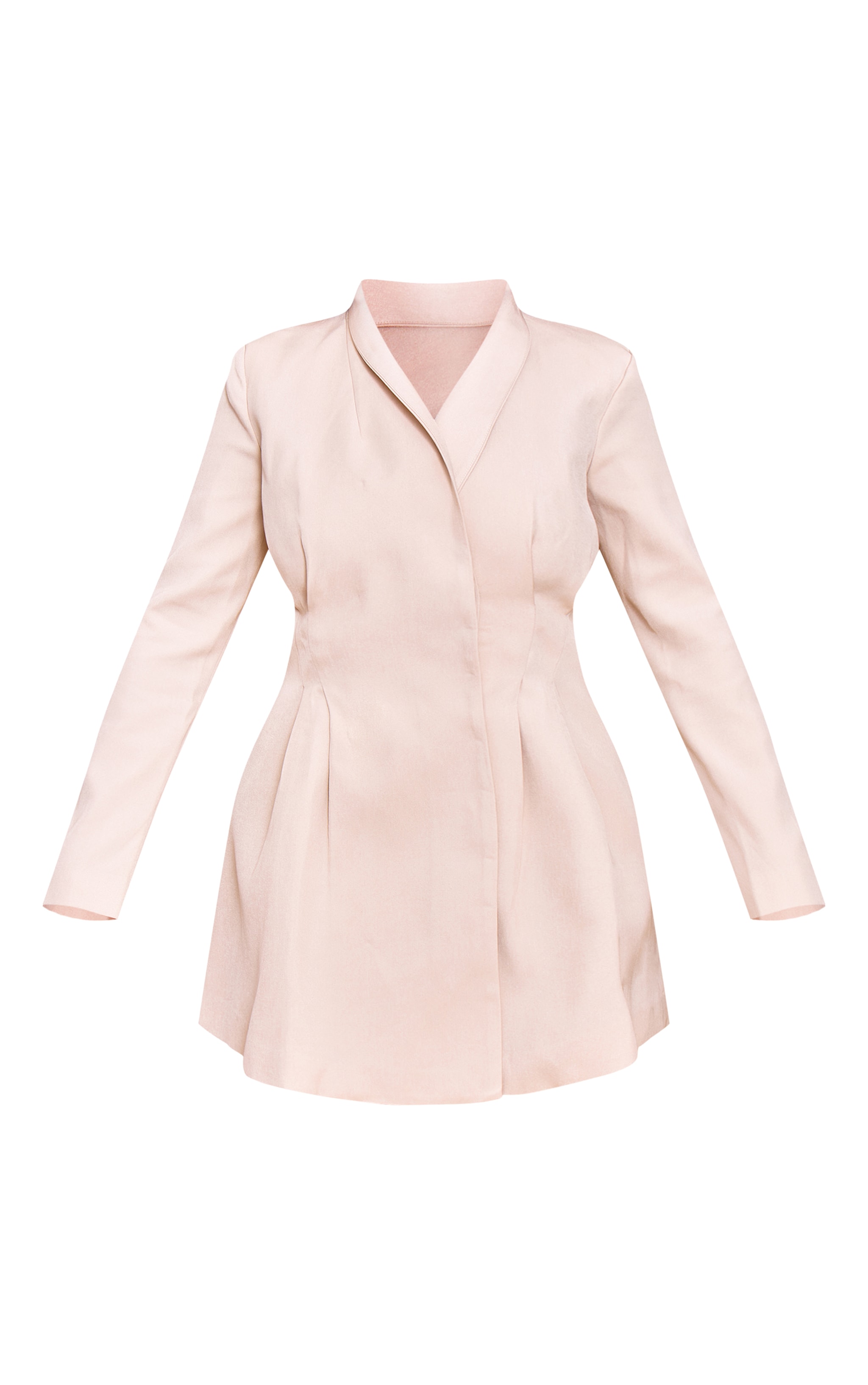 Shape Pebble Cross Over Cinched Waist Blazer Dress image 5