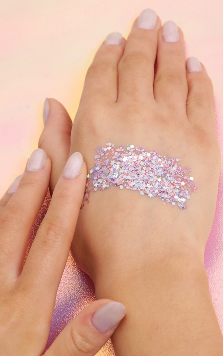 PRETTYLITTLETHING Chunky Pink Pegasus Glitter