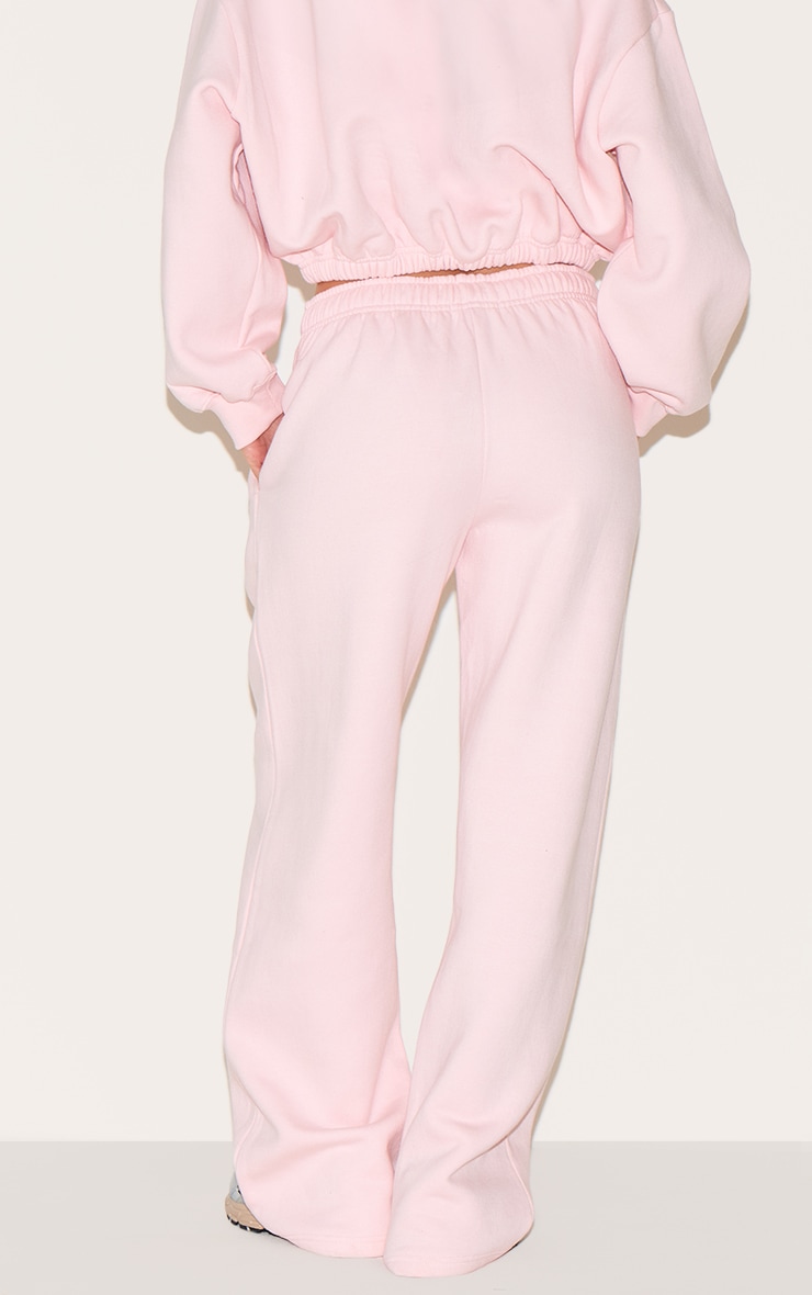 Pantalon de jogging rose layette oversize à cordon de serrage à l'ourlet image 3