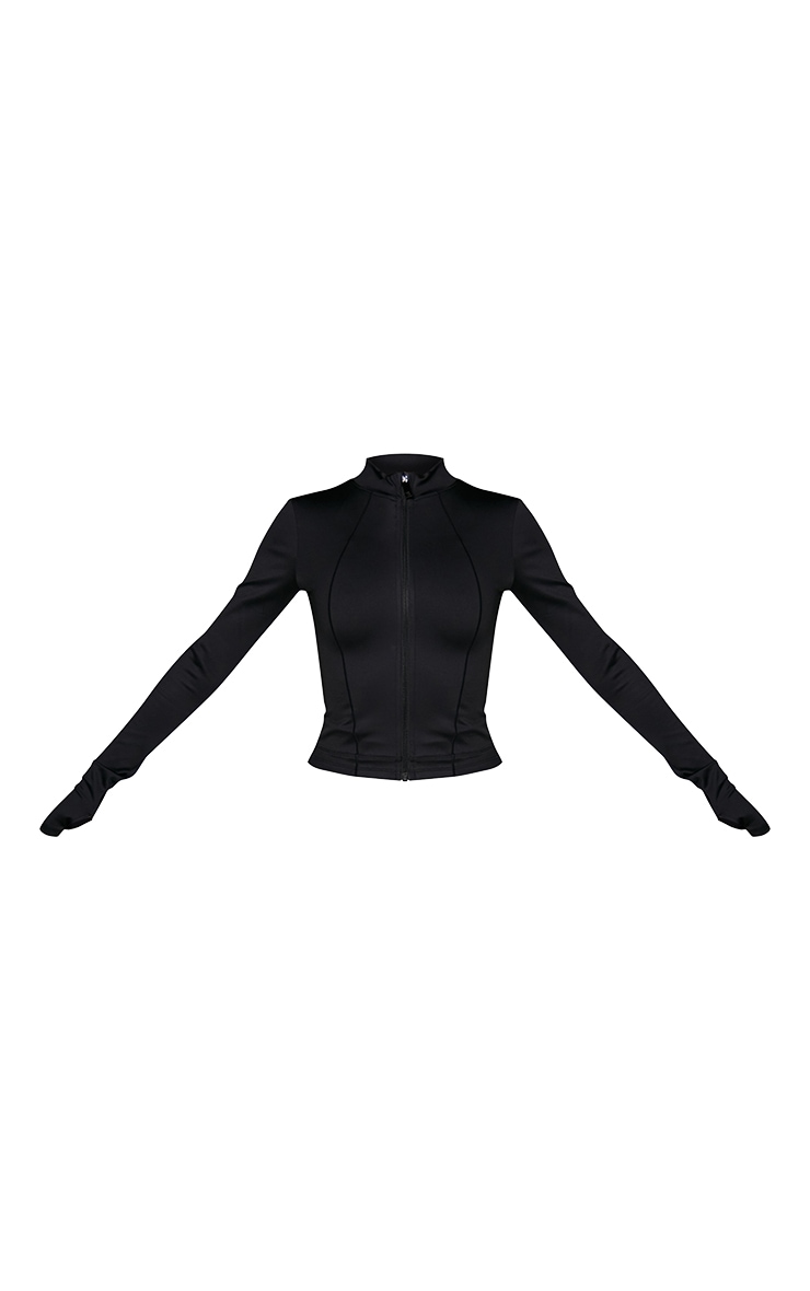 Black Ultimate Seam Detail Sports Jacket image 5
