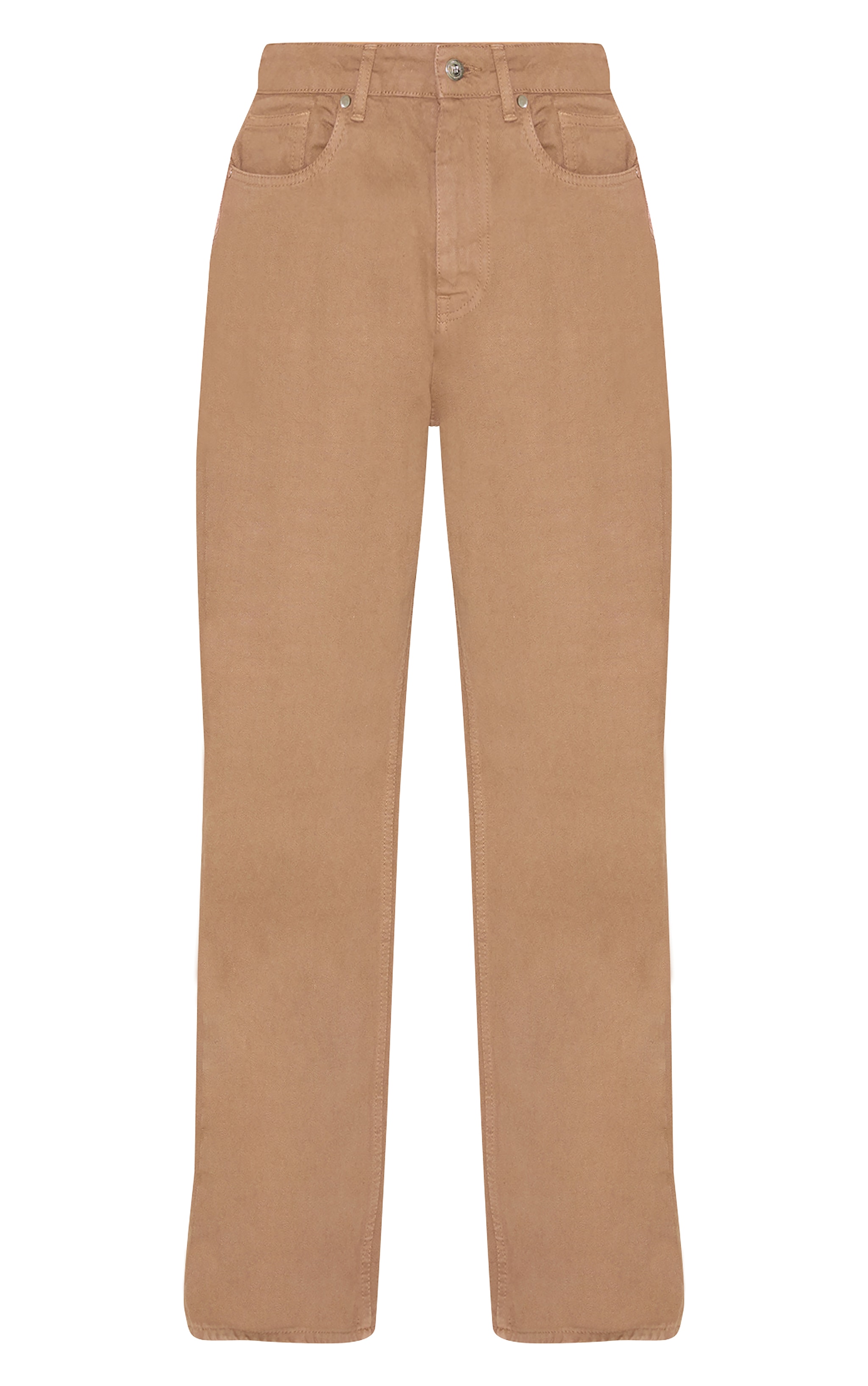 Dark Khaki Mid Rise Wide Leg Jeans image 5
