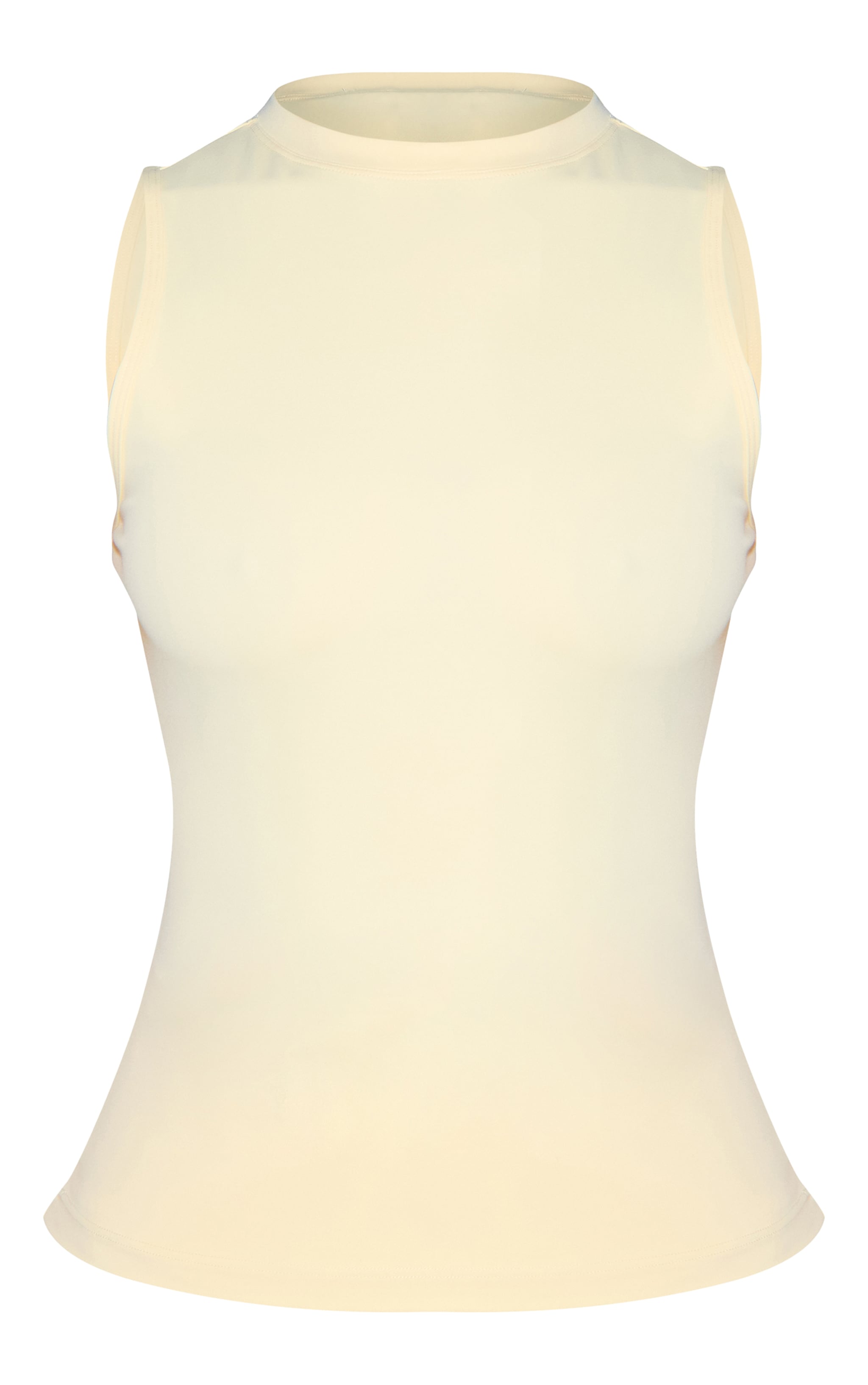 Petite Top de sport long en Sculpt crème au beurre sans manches image 5