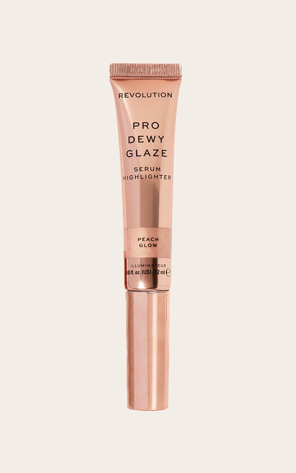 Revolution Pro Dewy Glaze Serum Highlighter Peach Glow