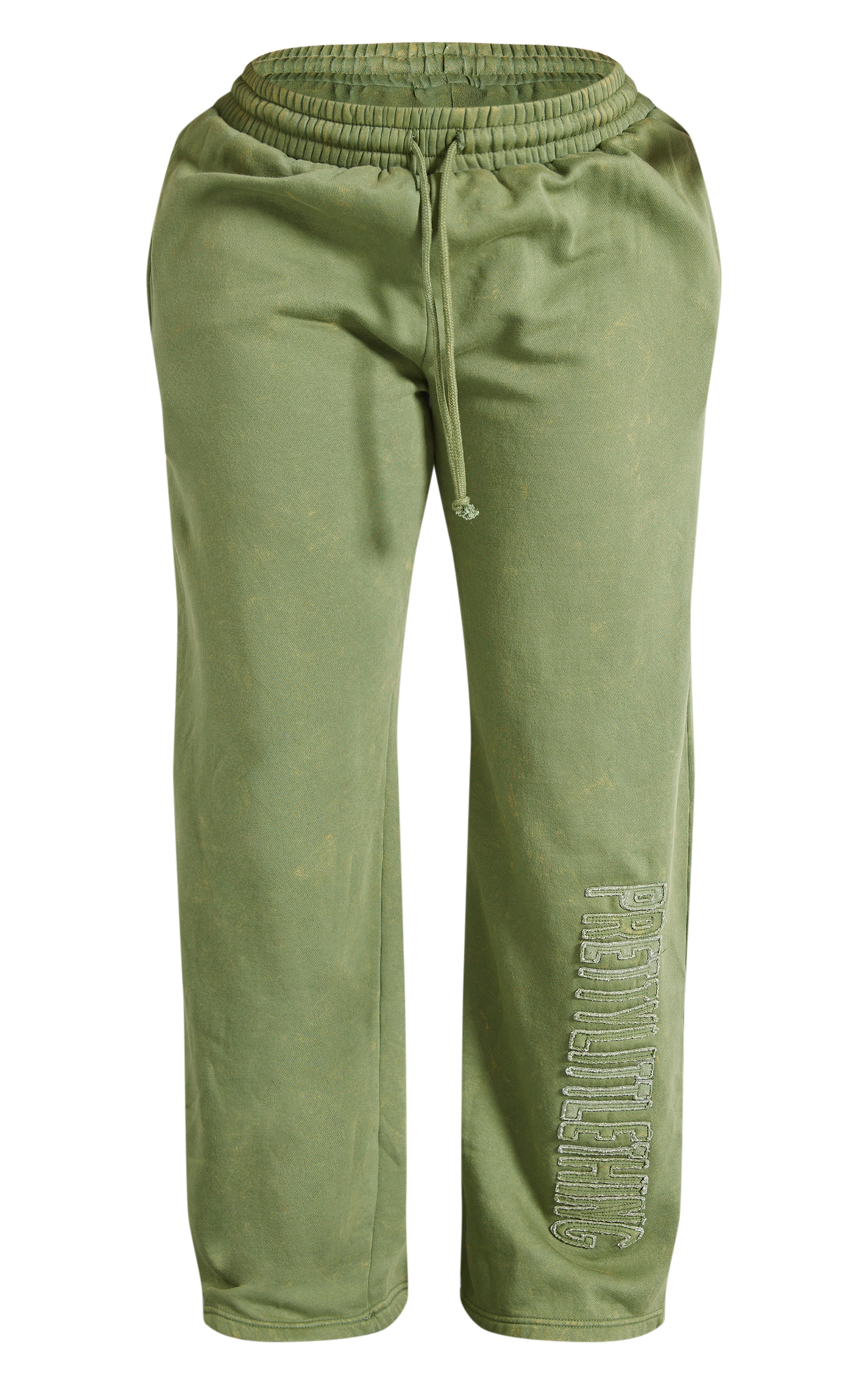 PRETTYLITTLETHING Shape Khaki Sweatpants image 5