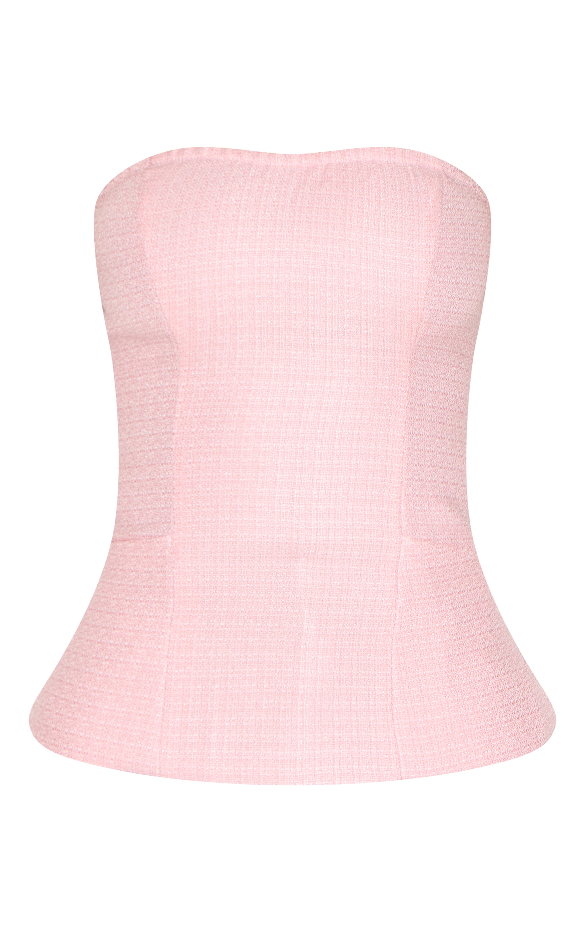 Bandeau Long en Bouclé Rose image 5