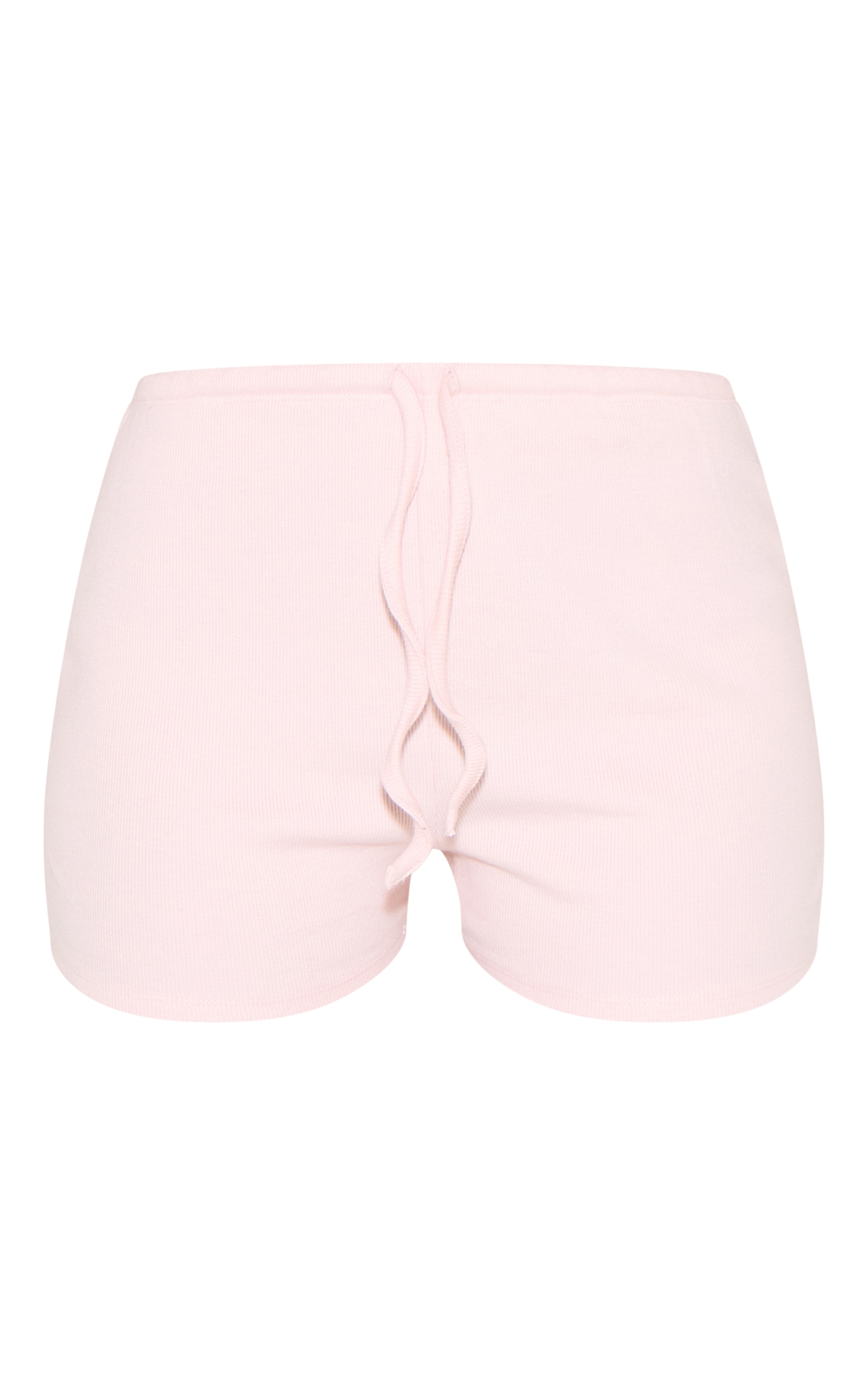 Baby Pink Ribbed Pj Short image 6