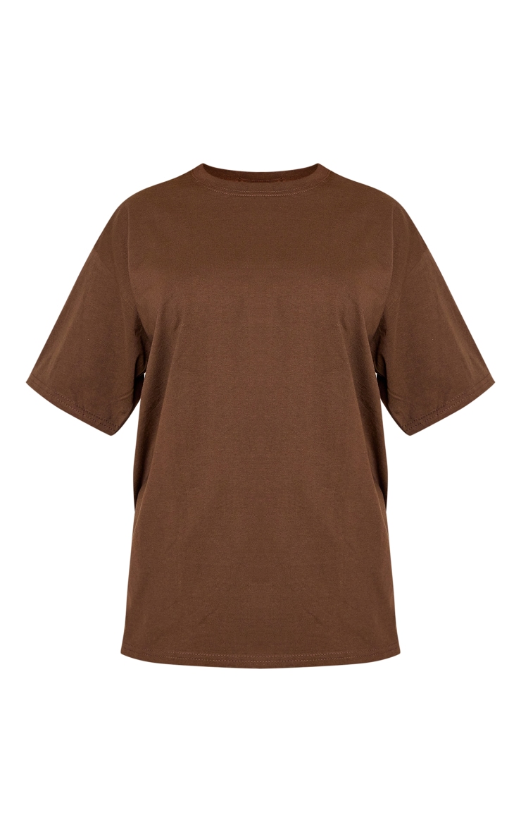 Mocha Washed Better Days Ahead Oversized T Shirt Tops PLT UAE