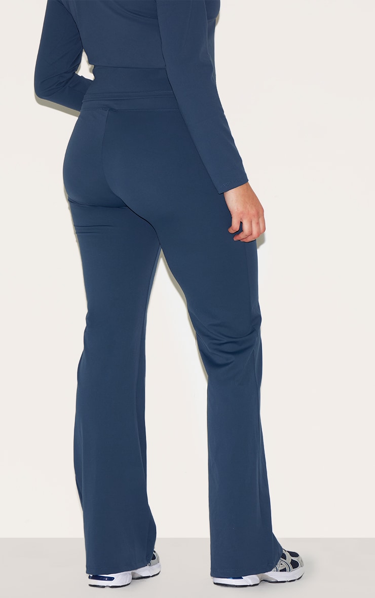 Midnight Blue Sculpt Straight Leg Yoga Pants image 3