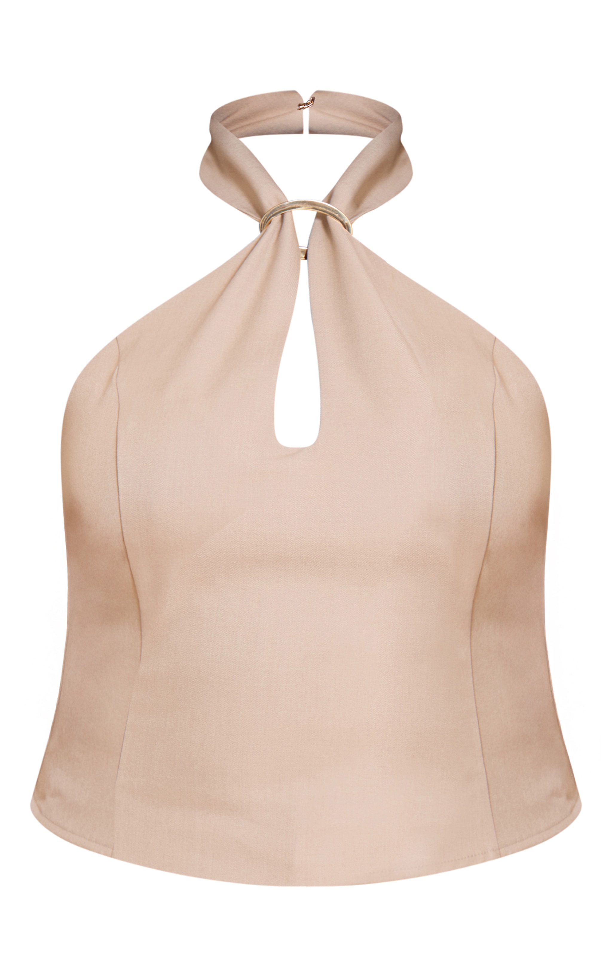 Plus Top de tailleur argile à dos nu et empiècement image 5