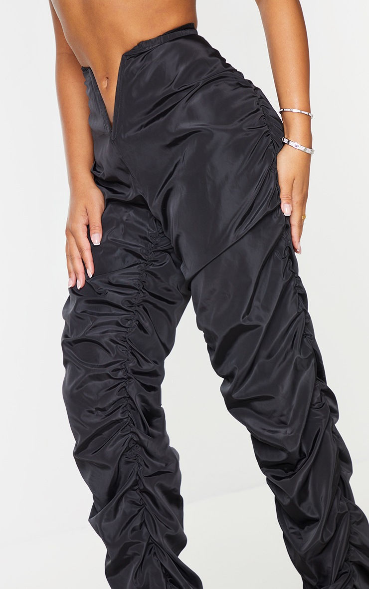 ruched cargo pants