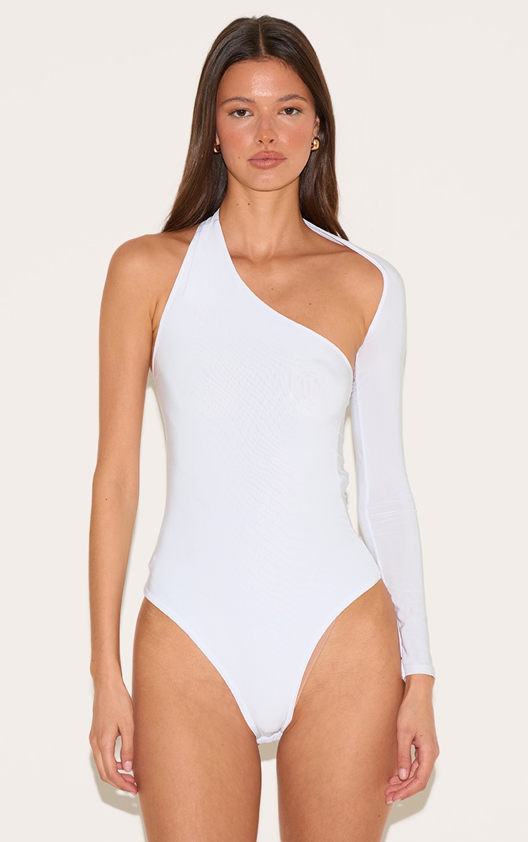 TW ボディスーツ/Side Cut Rib Bodysuit White Side Cut Rib Bodysuit 2 – TW