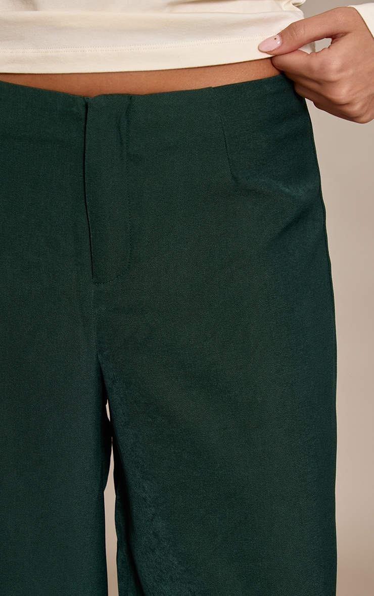 Forest Green Wide Leg Pants image 4