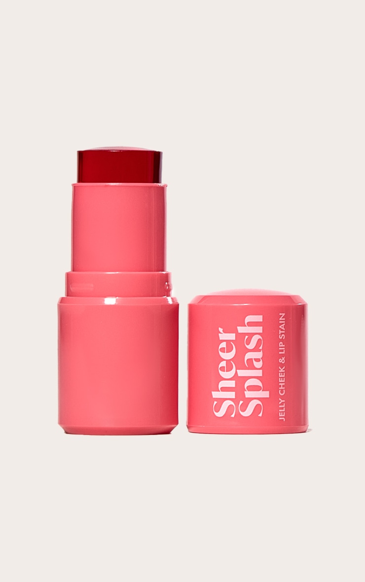 Barry M Sheer Splash Jelly Cheek & Lip Stain Cranberry Cloud image 1