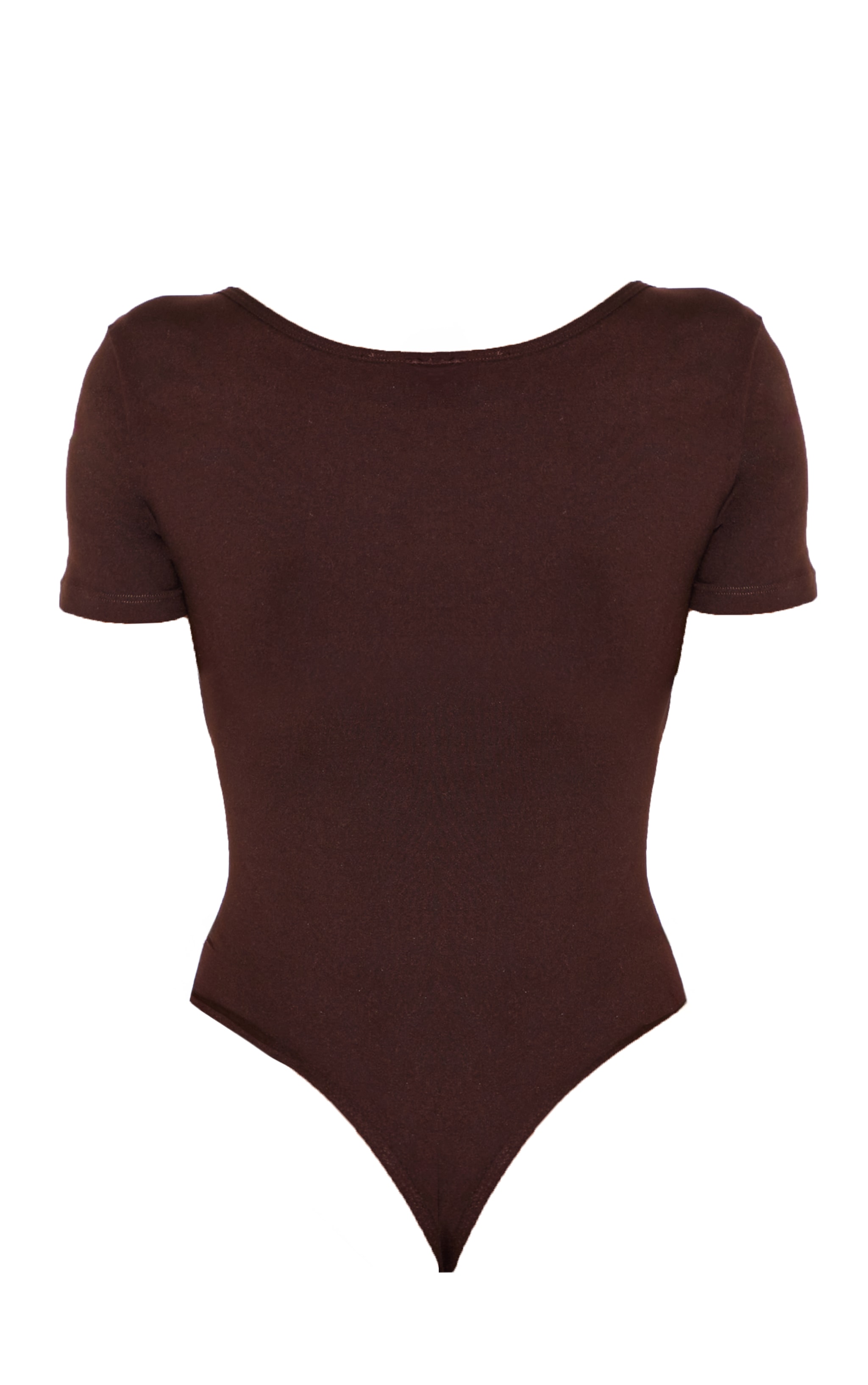 Shape Chocolate Sculpted V Neck Short Sleeve Bodysuit image 3