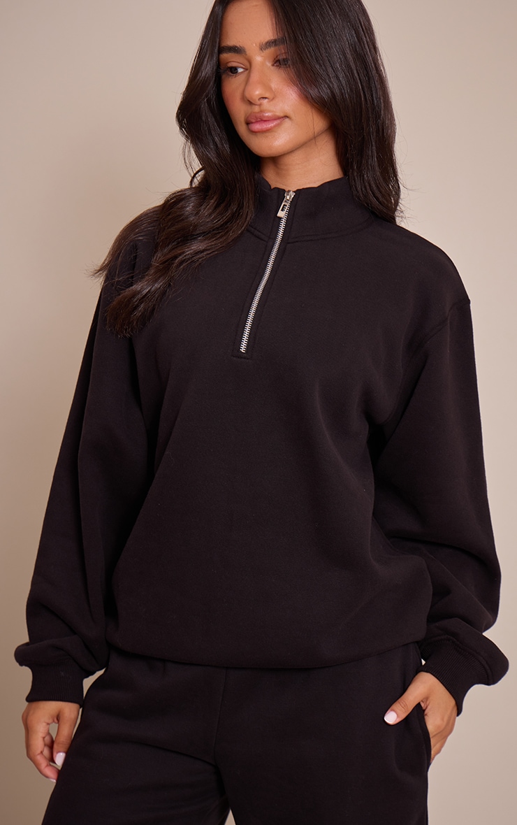 Petite Jogging droit noir image 4