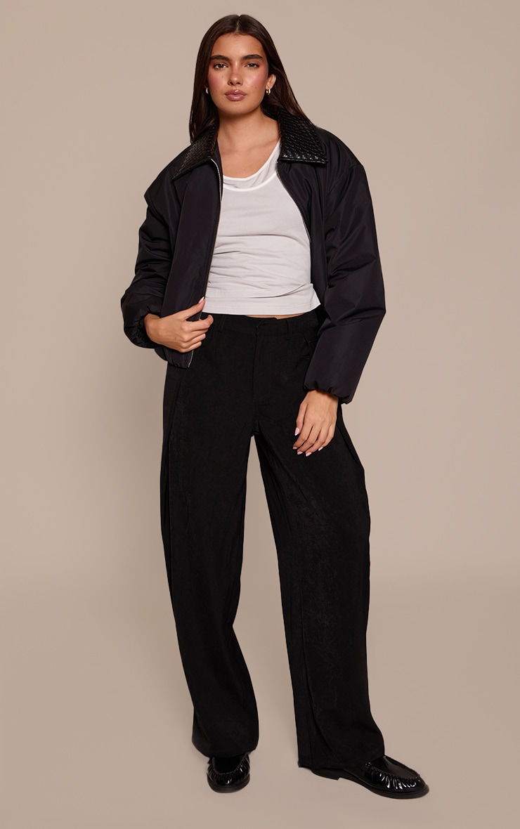 Grey Contrast Soft Stretch Vest Top  image 3