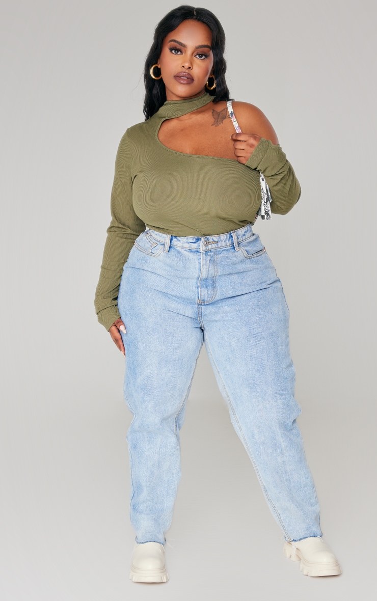 Plus size high neck top discount