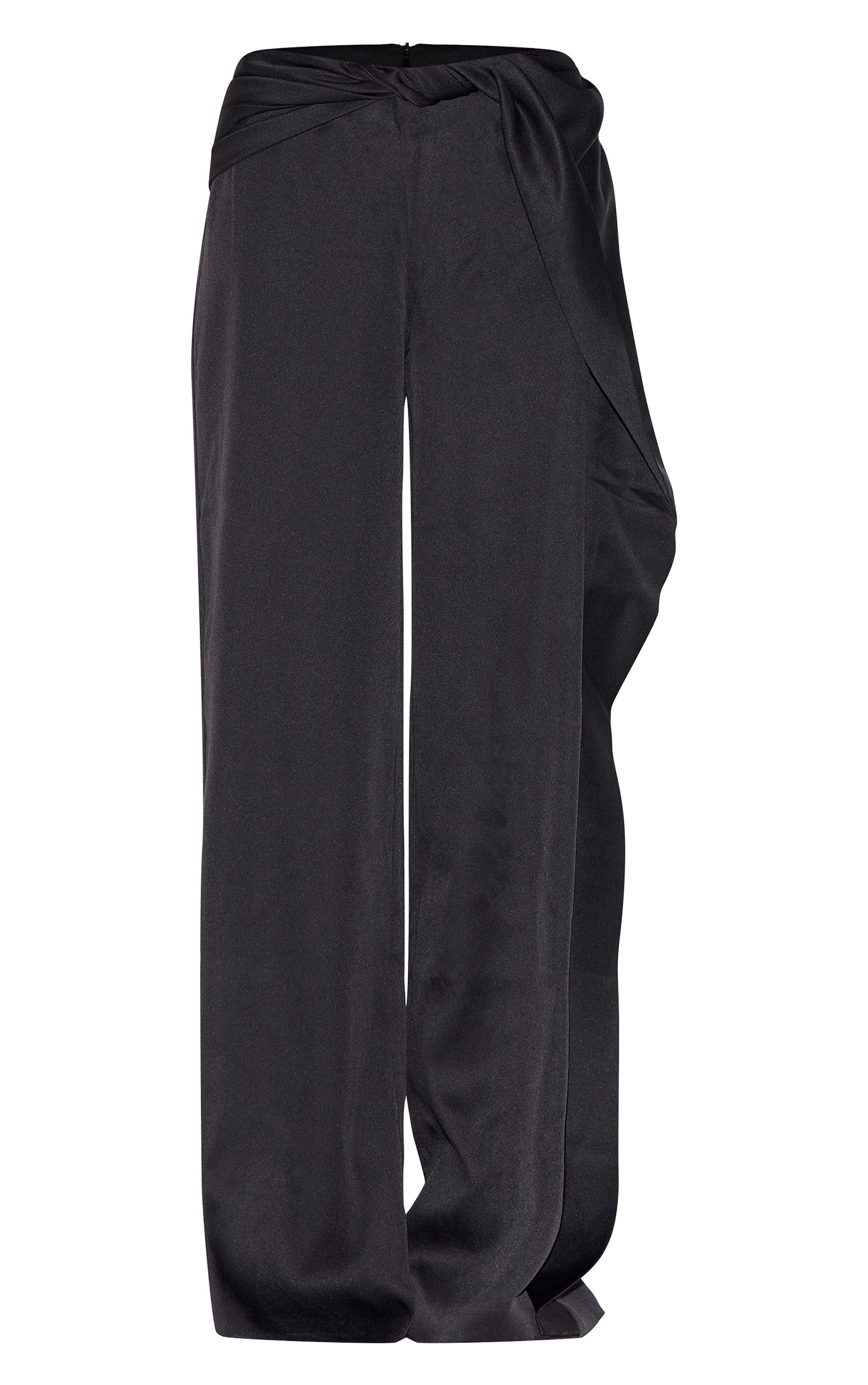 Black Twist Detail Pants image 5