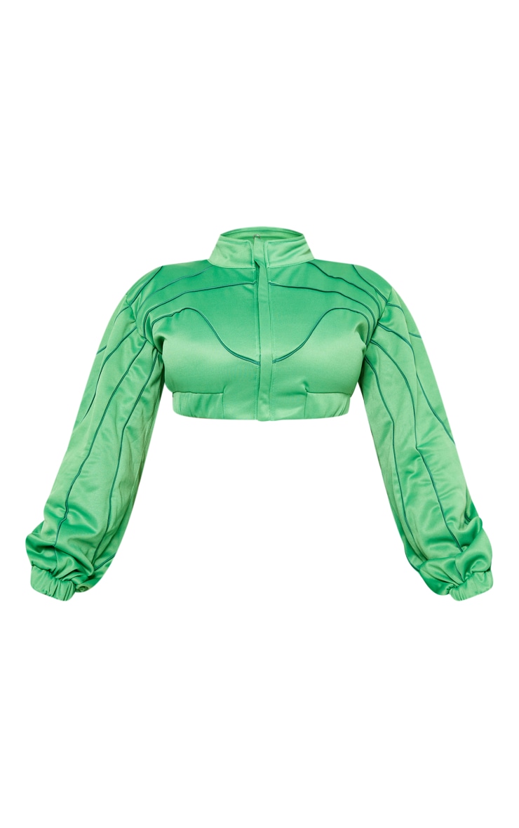 SWEATER TOP W/ CONTRAST PIPING main image 1