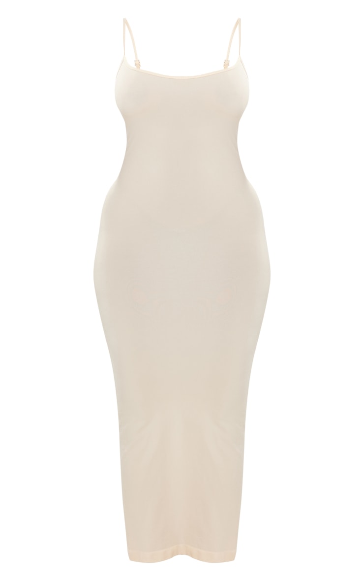 Shape Cream Stretch Sculpted Strappy Maxi Dress | Shape