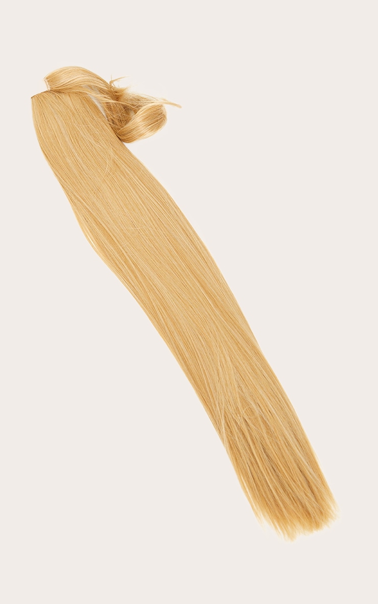 LullaBellz Grande Lengths 26" Straight Wraparound Pony Golden Blonde image 5