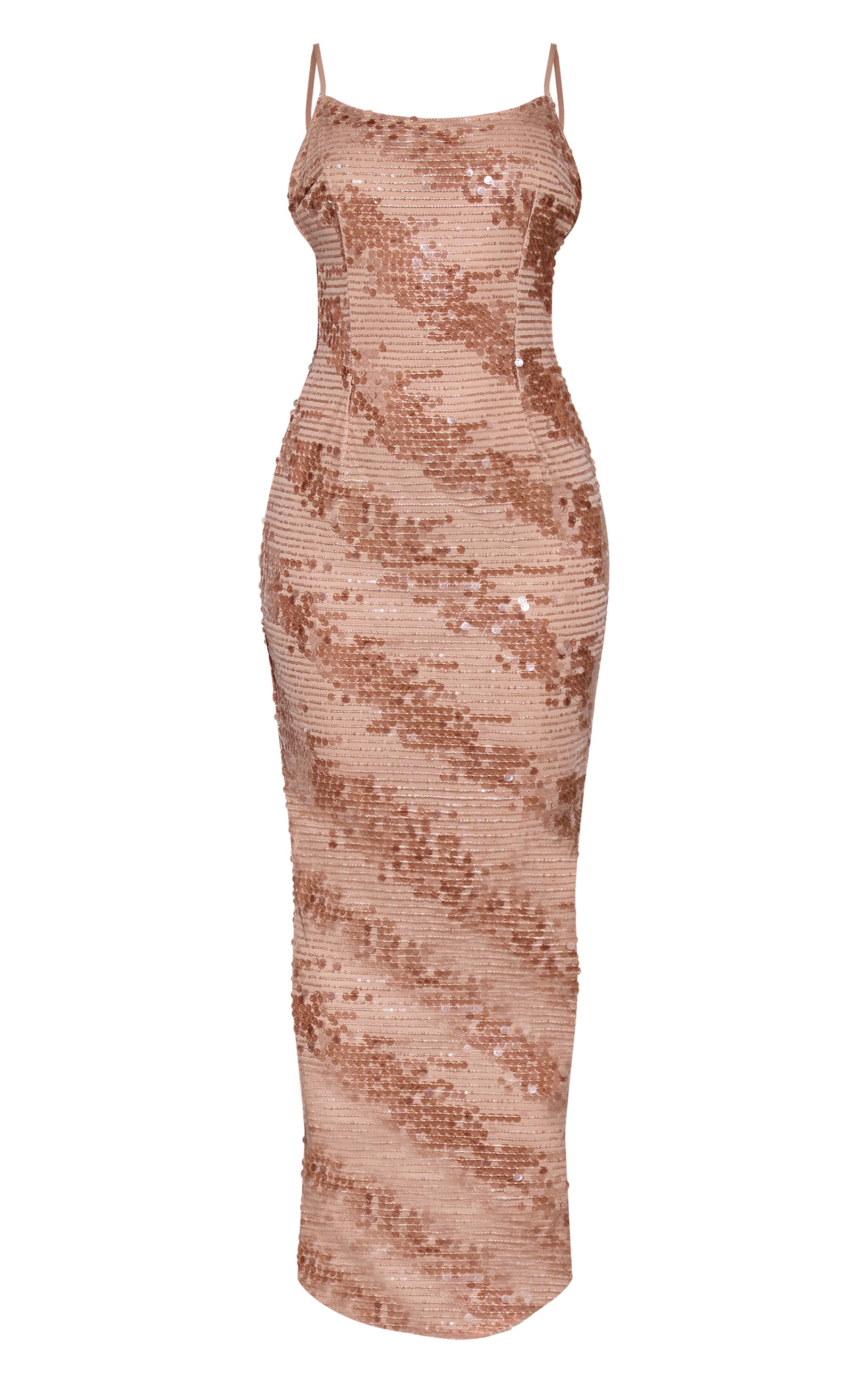 Stone Sequin Strappy Maxi Dress image 5