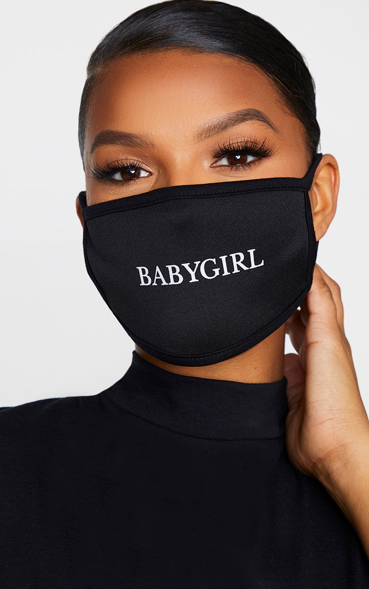 Baby Girl Black Mask