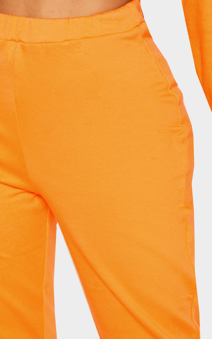 Shape Bright Orange Elastic Bottom Joggers PrettyLittleThing IE