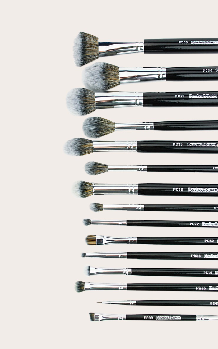 Peaches & Cream 15 Piece Makeup Brush Set image 3